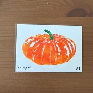 1 Pumpkin Mini Art Print from Inciardi Machines Collectable